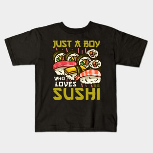 Sushi Japanese Kawaii Kids T-Shirt